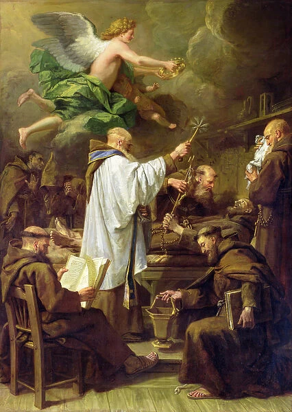 The Death of St. Francis, c. 1713 (oil on canvas)