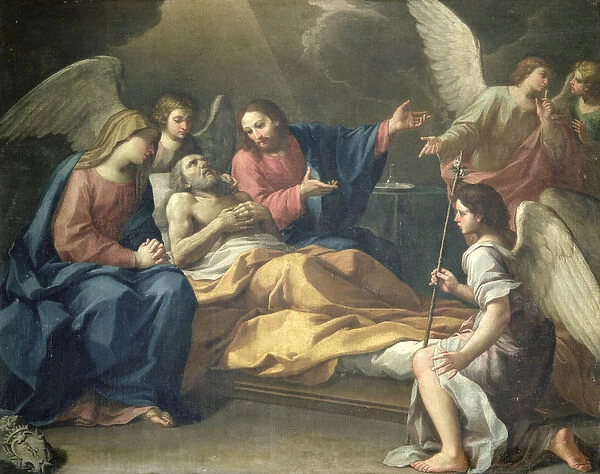 The Death of St. Joseph (oil on canvas)