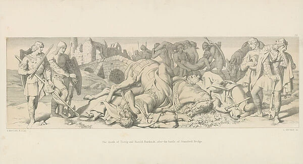 The Death of Tostig and Harold Hardrada, after the Battle of Stamford Bridge