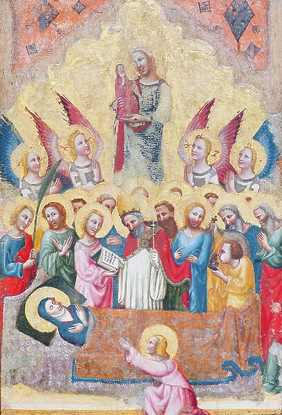 Death of the Virgin, 1329, (oil on panel)