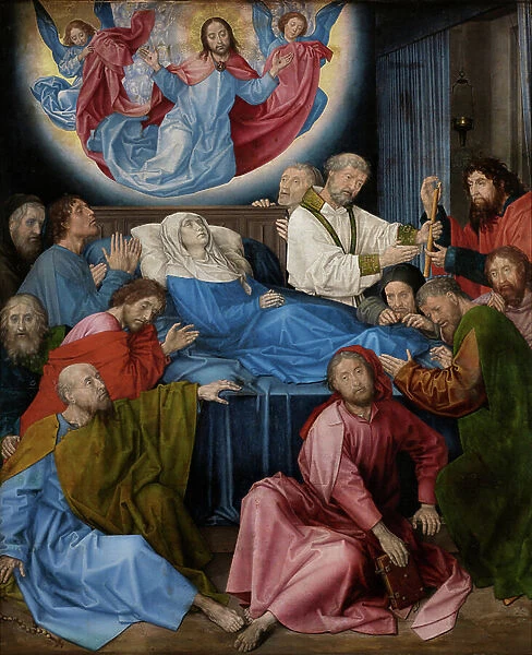 Death of the Virgin (oil on panel)