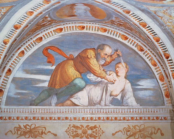 The Death of Virginia, lunette, 1531-32 (fresco)