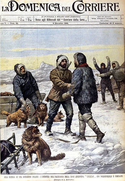 December 1903, Dr. Otto Nordenskjold (Nordenskiold) found in Antarctica