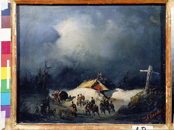 Decembrist Exiles in Finland (oil on canvas)