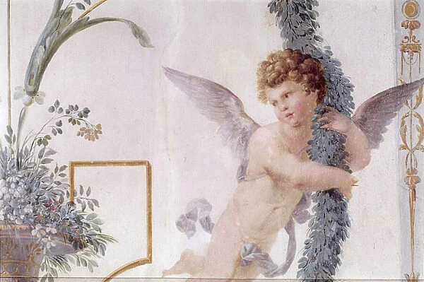 Detail of decoration from the Pompeian Music Room, 1777-80