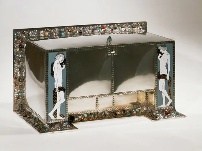 Framed Print : Decorative coffer