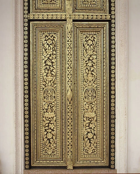 Decorative door (gilded wood)