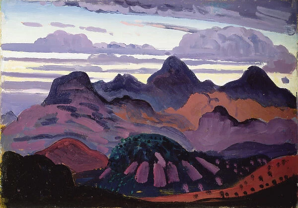 Deep Twilight, Pyrenees, c. 1912-13 (oil on panel)