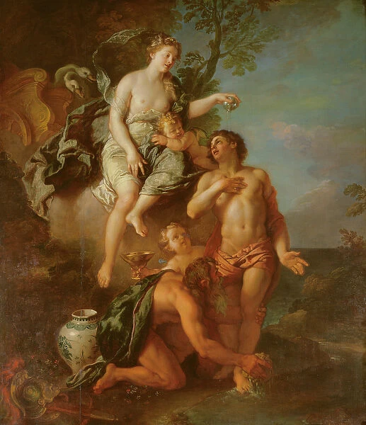 Deification of Aeneas (oil on canvas)