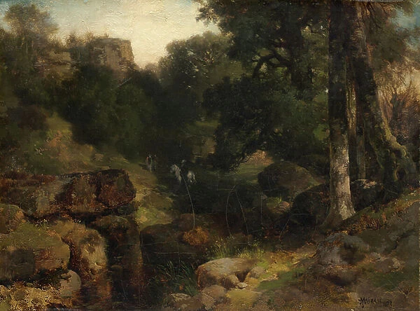 The Dell, 1878 (oil on canvas)