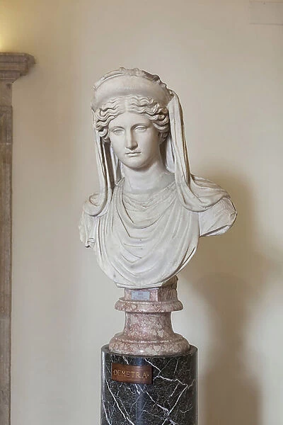 Demeter or Ceres, Ludovisi collection (coarse marble)