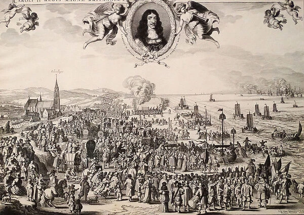 The Departure of Charles II from Scheveningen (engraving)