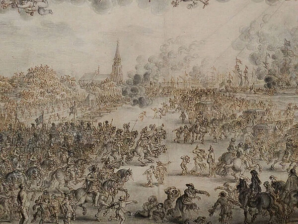The Departure of Charles II from Scheveningen (engraving)