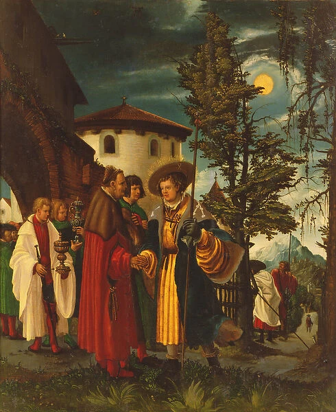 The Departure of Saint Florain, 1516-18 (oil on panel)