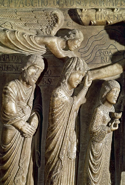 Detail of the deposition, 1178 (Sculpture)