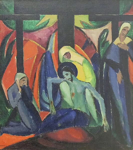 The Deposition, 1916 (oil on canvas)