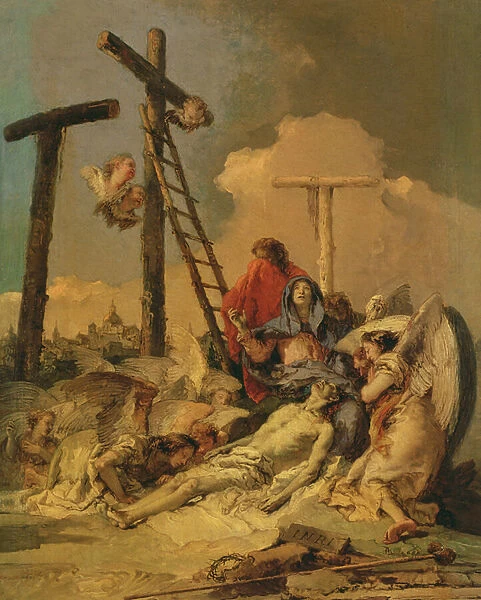 The Deposition (oil on canvas)