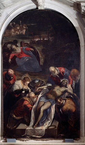 The Deposition at the Sepulchre (Painting, 1593-1594)