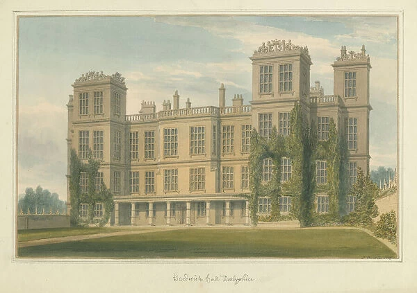 Derbyshire - Hardwick Hall [New], 1813 (w / c on paper)