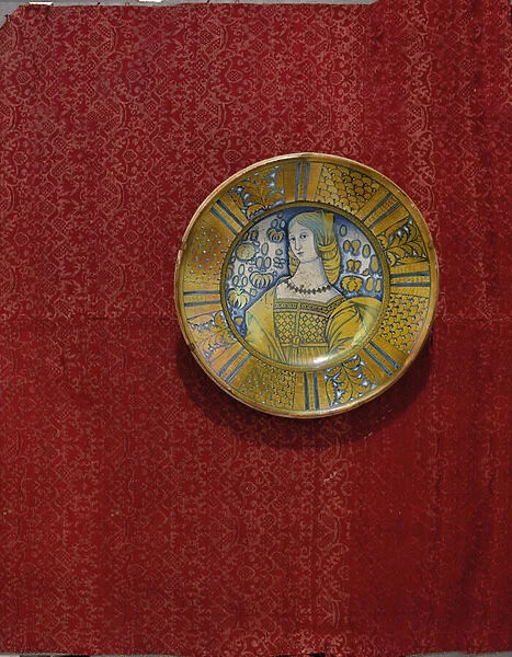 Deruta majolica plate, c. 1520-50 (ceramic)