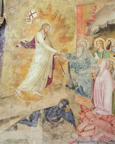 Detail of The Descent from the Cross, Capellone degli Spagnoli