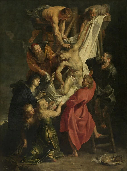 Descent from the Cross (oil on canvas)