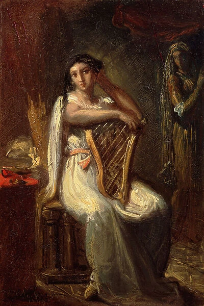 Desdemona, 1849 (oil on panel)