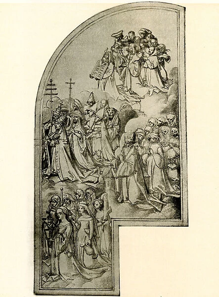 Design for an altarpiece depicting Saints