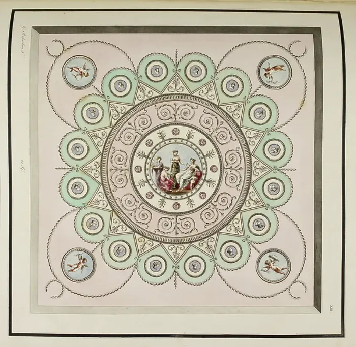 Framed Print : Design for a ceiling Framed Print : Design for a ceiling