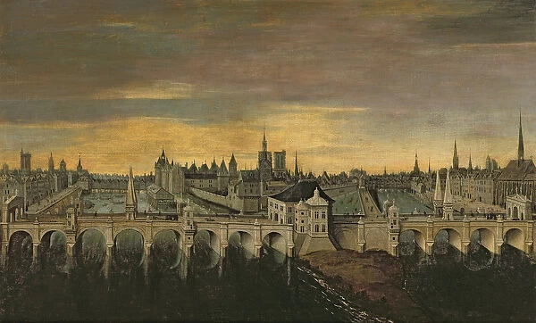 Design for the Construction of the Pont-Neuf, c. 1577 (oil on canvas)