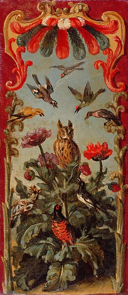 Design for the leaf of a Savonnerie screen, c. 1720