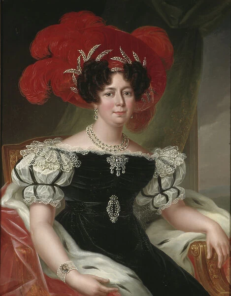 Desire Clary, reine consort de Suede et Norvege - Portrait of Desideria (1777-1860)