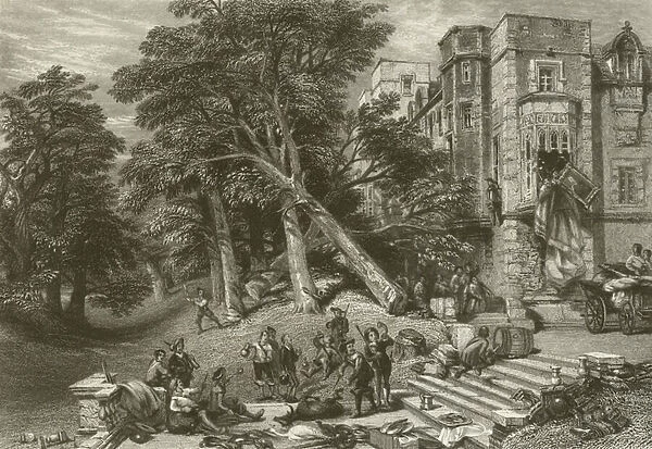 Destruction of the Property of Royalists (engraving)