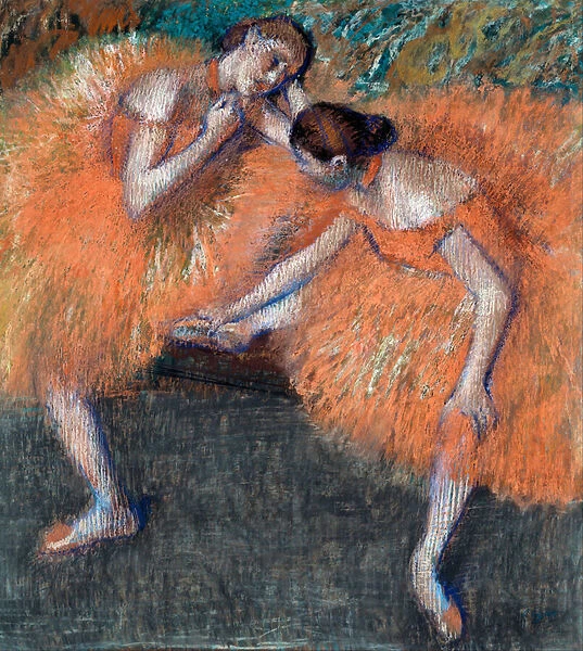 'Deux danseuses'(Two Dancers) dessin d