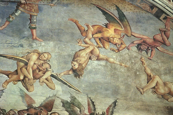 Devils, from the Last Judgement (fresco) (detail)