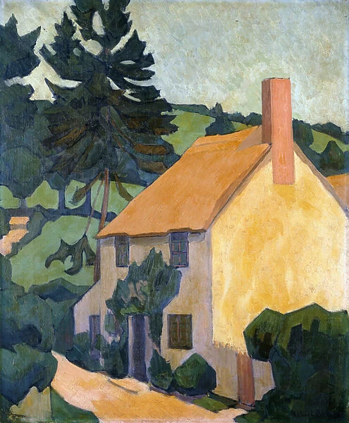 Devon Cottage, c. 1920-24 (oil on canvas)