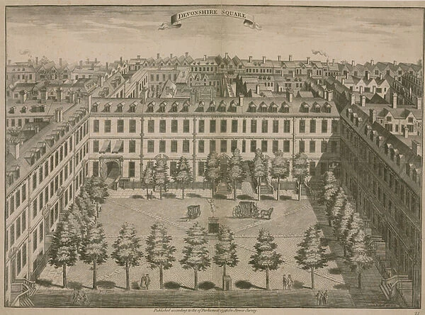 Devonshire Square, London (engraving)