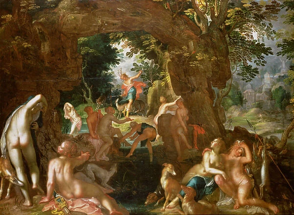 Diana and Actaeon, 1607 (panel)
