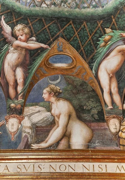 Diana bathing, from the Room of Diana and Actaeon, detail of 2384753, 1524