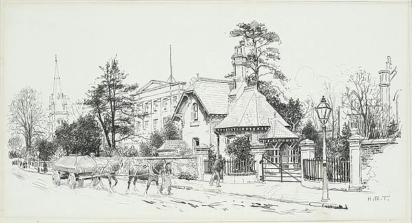 Didsbury Wesleyan College, 1893-94 (ink on paper)