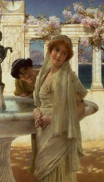 A Difference of Opinion, 1896 (oil on panel)