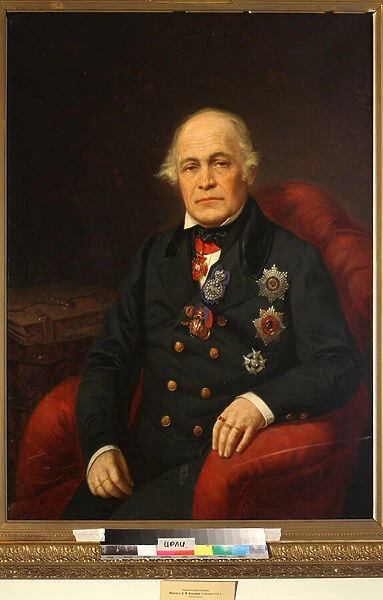 Dimitri Nikolaievitch Bloudov (Bludow ou Bloudoff) - Portrait of Count Dmitry