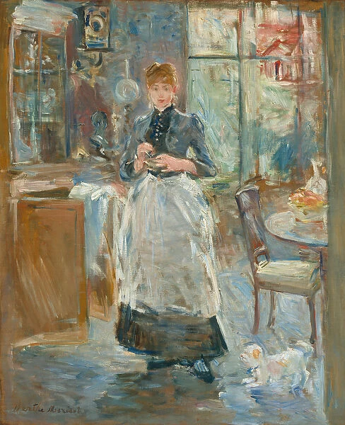 In the Dining Room, 1886 (oil on canvas)