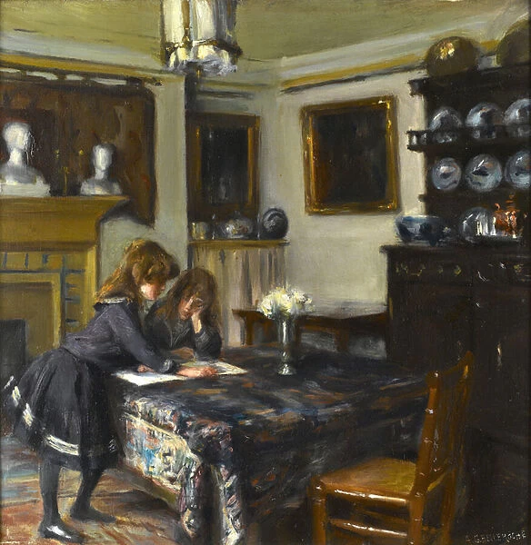 The dining room of John Singer Sargent, c. 1884 (oil on canvas)