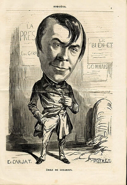 Diogene, 1856_10_5 - Illustration by Etienne Carjat (1826-1906)