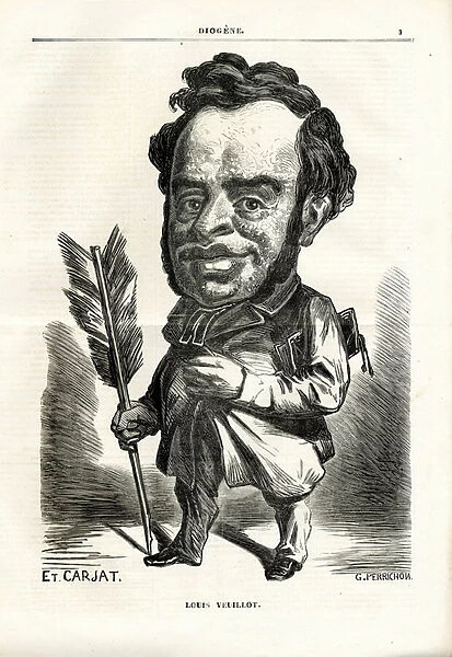 Diogene, 1856_9_7 - Illustration by Etienne Carjat (1826-1906)