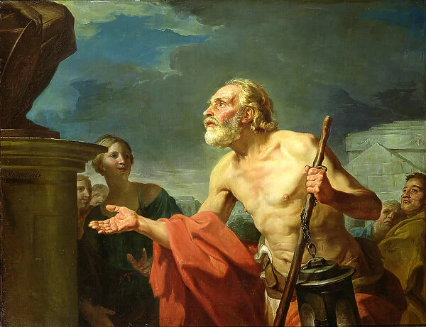 Diogenes Asking for Alms, 1767 (oil on canvas)