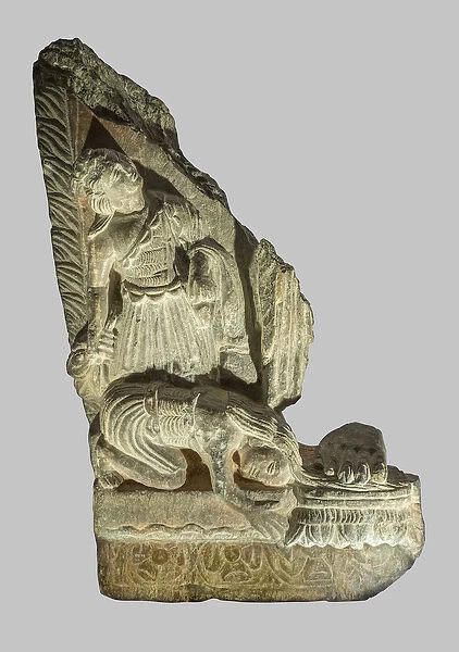 Dipamkara Jataka. Art of Gandhara, 2nd and 3rd. Carving