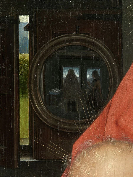 Detail of the Diptych of Maarten van Nieuwenhove, 1487 (oil on panel)