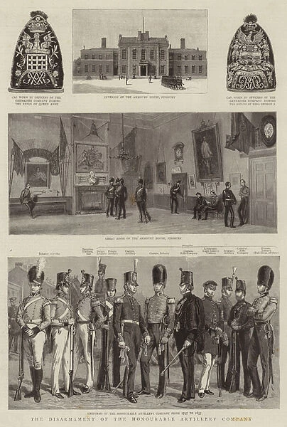 The Disarmament of the Honourable Artillery Company (engraving)